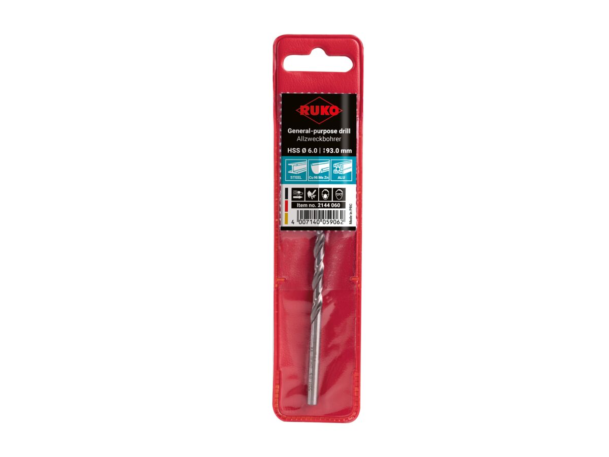 Ruko General Purpose Drill - 6.0mm