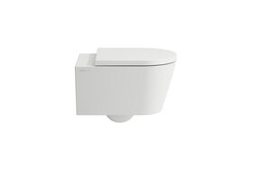 LAUFEN Kartell Rimless Wall Hung Pan and Soft Close Seat White (4 Star)