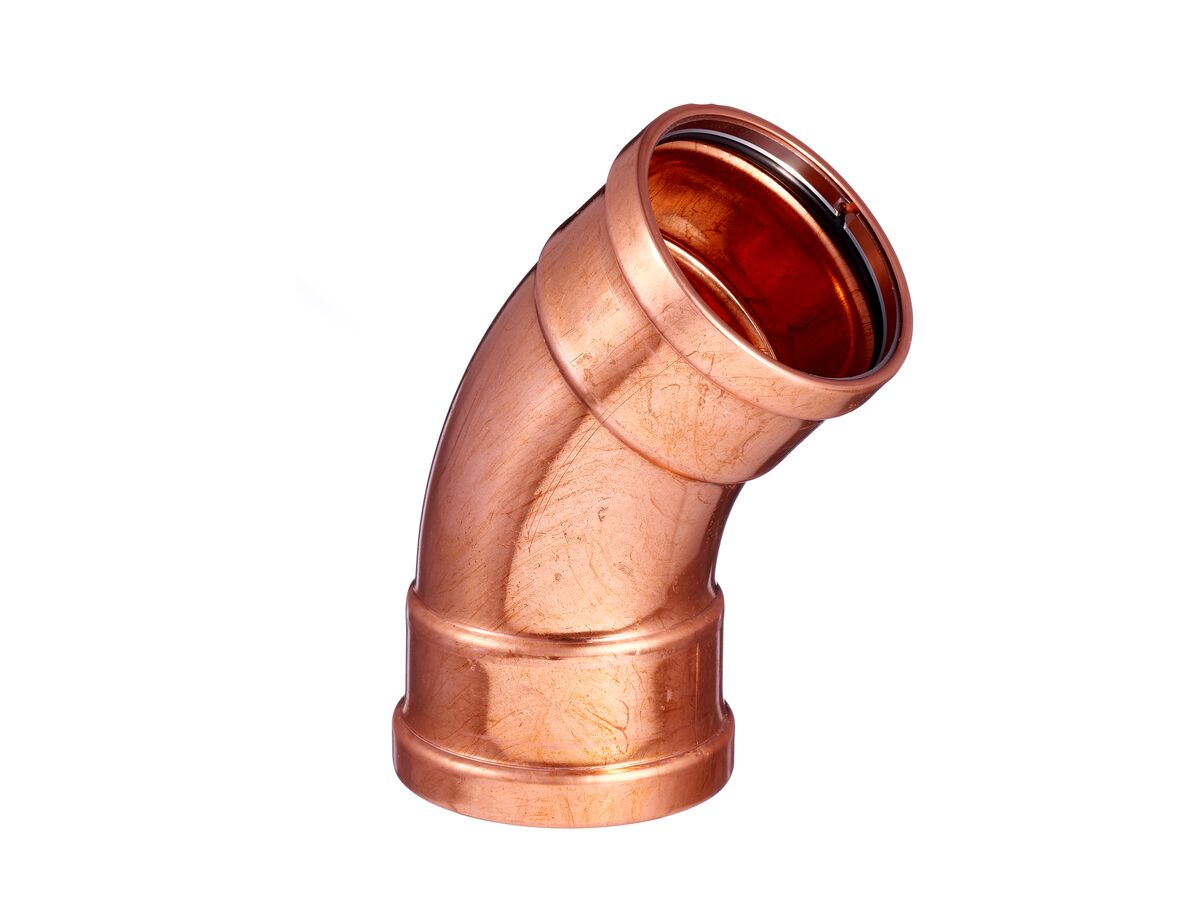 >B< Press Water Elbow 45 Degree x 100mm