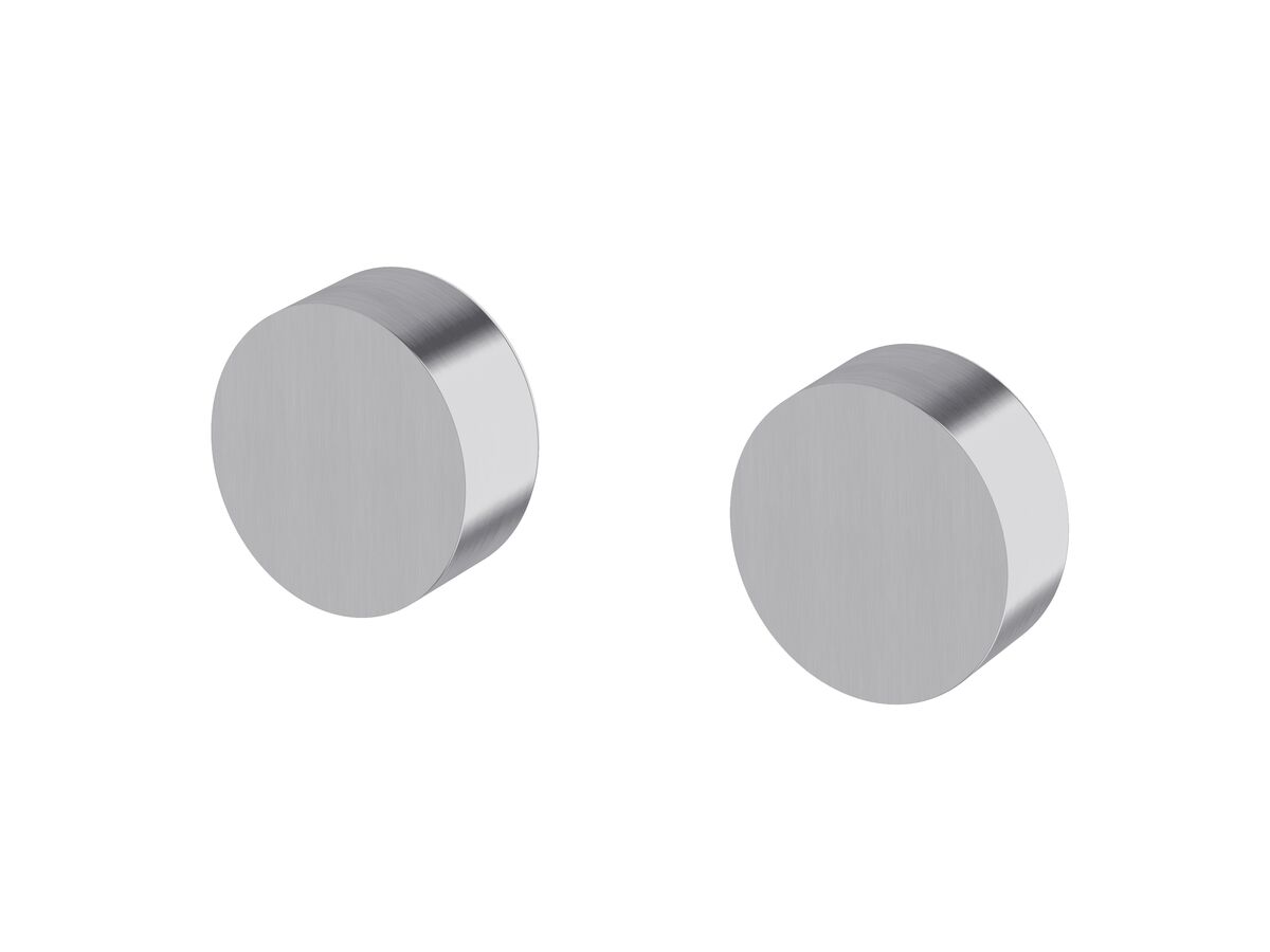 Sussex Pure Wall Top Assembly Taps Satin Chrome