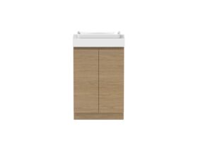 Hero - Posh Domaine 600mm Ensuite Floor Mount Vanity Unit 90mm Top