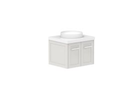 Supporting Image - Kado Lux All Door 600mm Centre Bowl Wall Hung 50mm Top