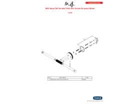 Component Listing - Milli Marq Edit Double Toilet Roll Holder Brushed Nickel