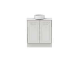 Hero - Kado Lux Ensuite All Door 750mm Floor Mount Centre Basin 12mm Durasein Top