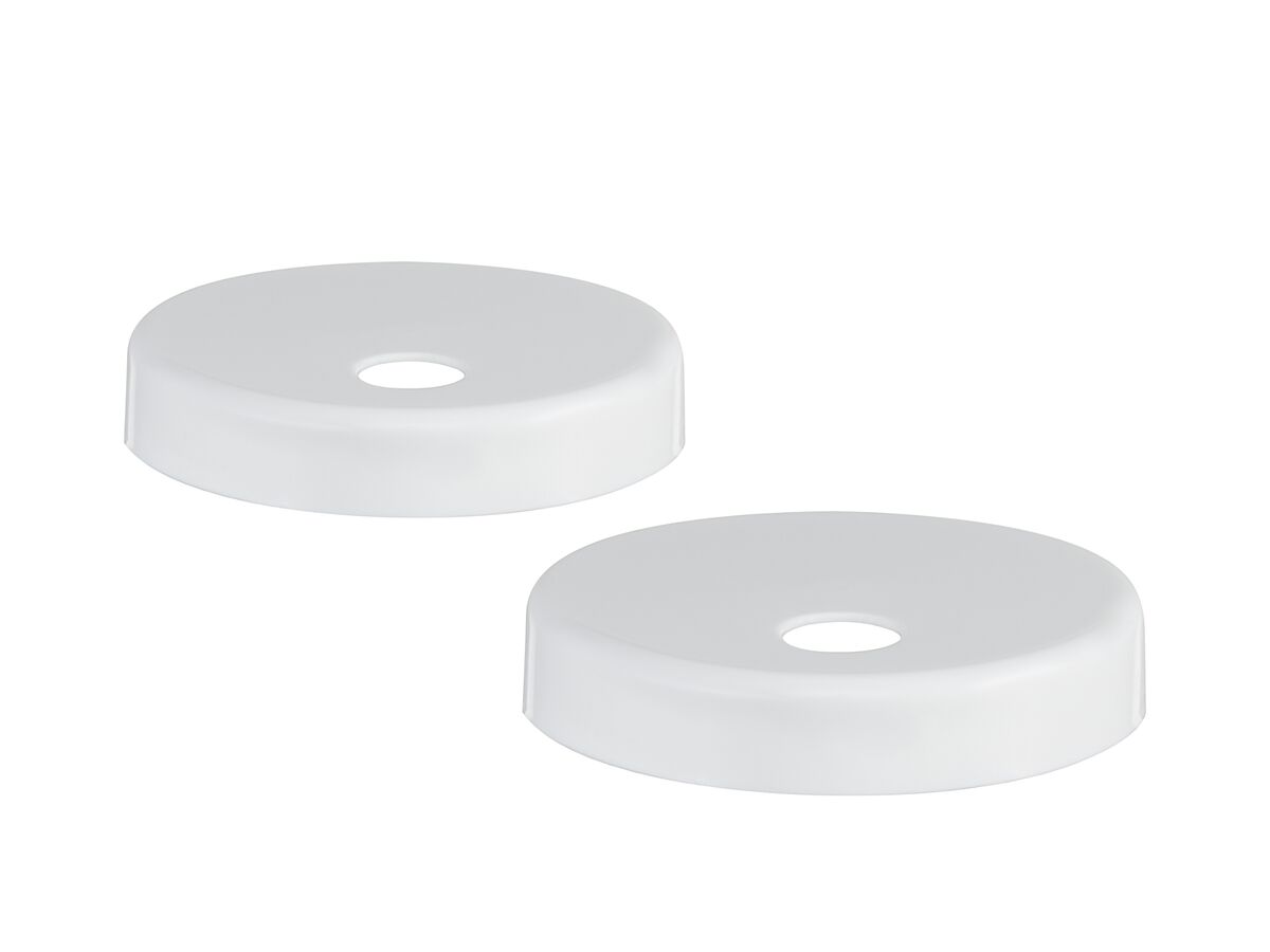 Kado Lux Small Hinge Cover Plates White