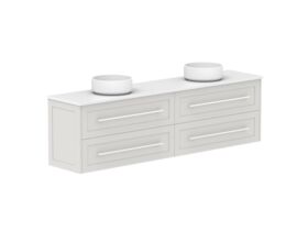 Supporting Image - Kado Lux Ensuite All Drawer Twin 1800mm Wall Hung Double Basin 20mm Top