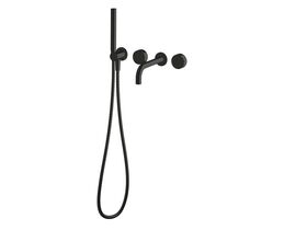 Hero - Sussex Pure Elemental Progressive Bath Mixer System with Handshower 200mm PVD Matte Black