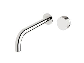 Sussex Pure Progressive Wall Bath Mixer Tap System 250mm with Cirque Textured Handle Chrome