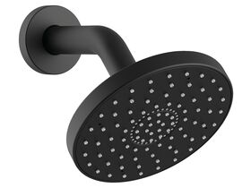 Nikles Pearl Wall Shower & Arm Matte Black