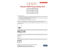 Installation Instructions - ISSY Cloud II Wall Hung Vanity Unit