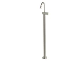 Sussex Pure Floor Mounted Basin Mixer Tap PVD Brushed Nickel (5 Star)