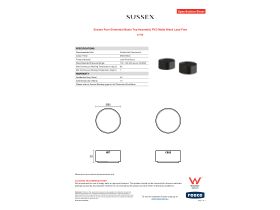 Specification Sheet - Sussex Pure Elemental Basin Top Assembly PVD Matte Black Lead Free