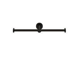 Sussex Pure Double Toilet Roll Holder PVD Matte Black