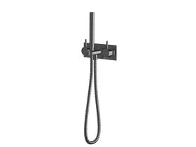 Sussex Scala Dual Mixer Tap Handshower System LUX PVD Brushed Smoked Gunmetal (3 Star)