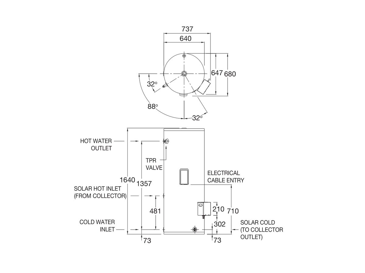 Rheem Solar Loline Solar Hot Water
