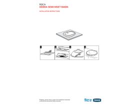 Installation Instructions - Roca Debba Semi Inset Basin