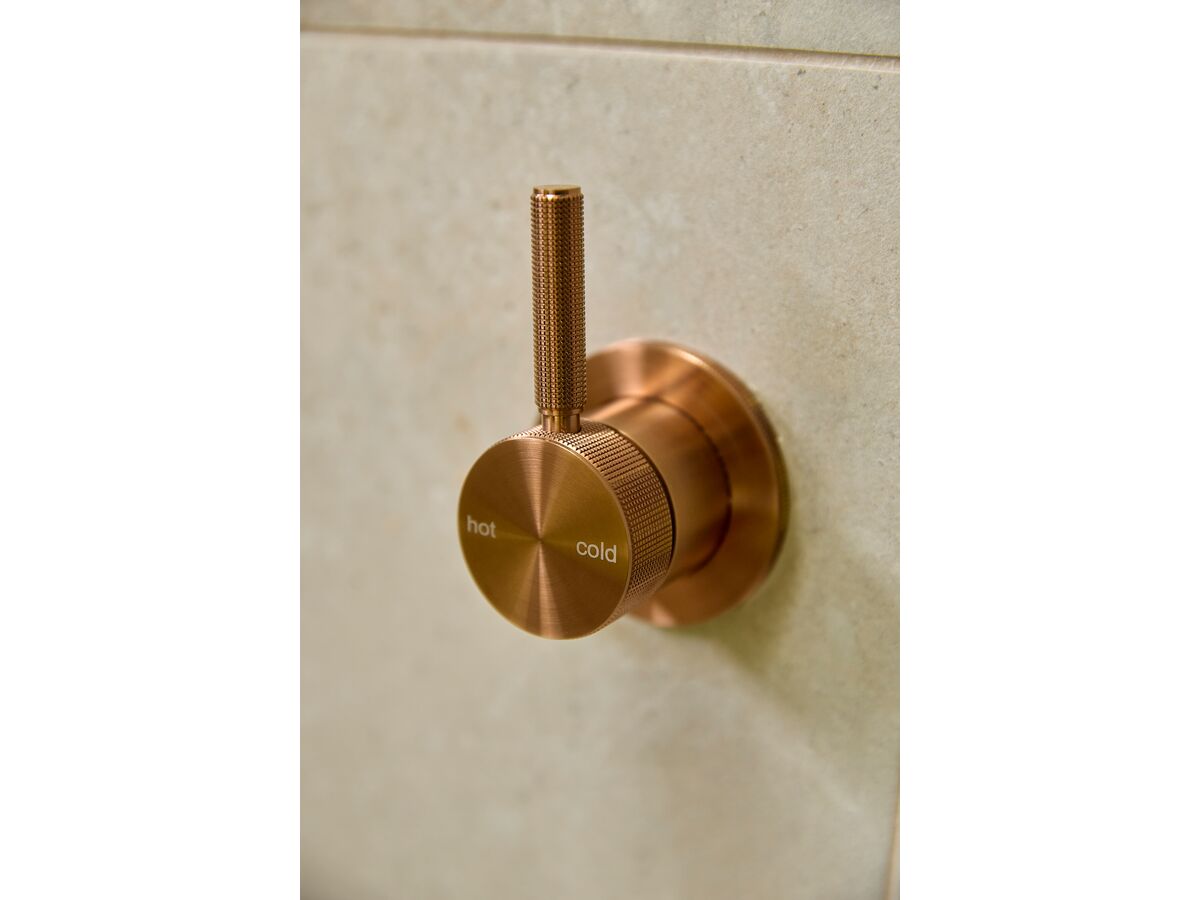 In Situ - Milli Etch Shower Mixer Kit Brushed Bronze Lead Free
