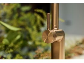 In Situ - Milli Etch Gooseneck Pull Out Sink Mixer Brushed Bronze (5 Star) Lead Free