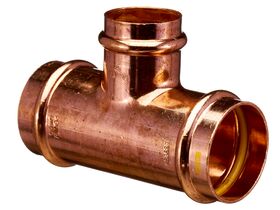 >B< Press Gas Reducing Tee 50mm x 50mm x 40mm