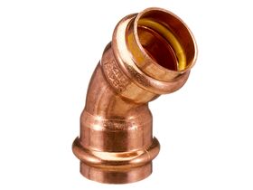 >B< Press Gas Elbow 45 Degree x 25mm