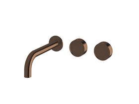 Hero - Sussex Pure Elemental Wall Basin Hostess System 200mm PVD Brushed Bronze (3 Star) Lead Free