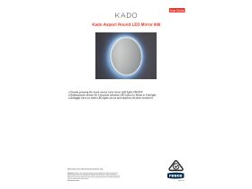 User Guide - Kado Aspect Round LED Mirror 800mm