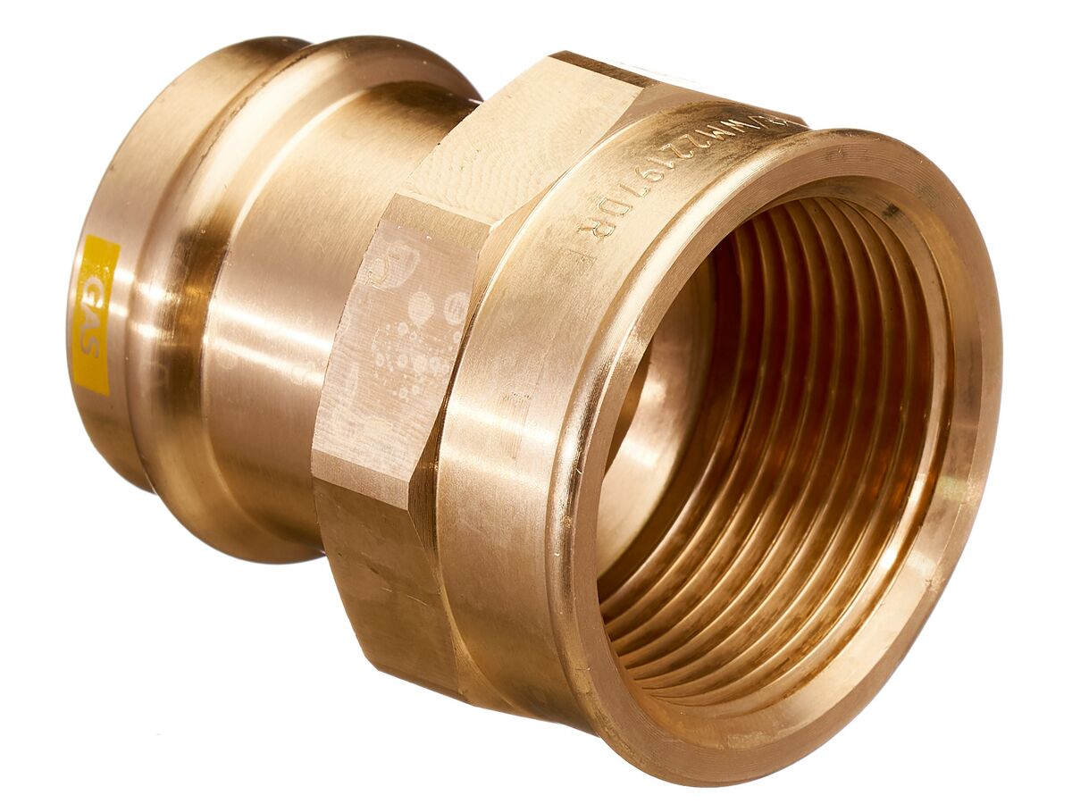 >B< Press Gas Female Coupling 32mm x 1 1/4" BSP
