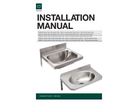 Technical Guide - Wolfen Wall Hand Basin & Slimline Wall Hand Basin Stainless Steel