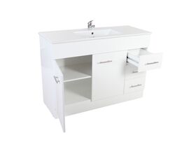 Posh Bristol MK2 1200mm Vanity Unit with Kick Centre Bowl 1 Taphole Right Hand Drawers