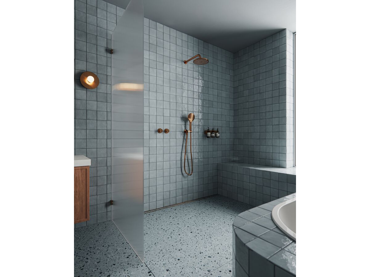 In Situ - Mizu Drift Brushed Bronze Bathroom