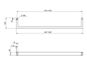 Mizu Bloc Heated Towel Rail (Each)