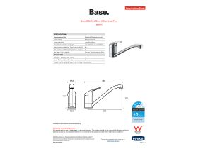 Specification Sheet - Base MK2 Sink Mixer (4 Star) Lead Free