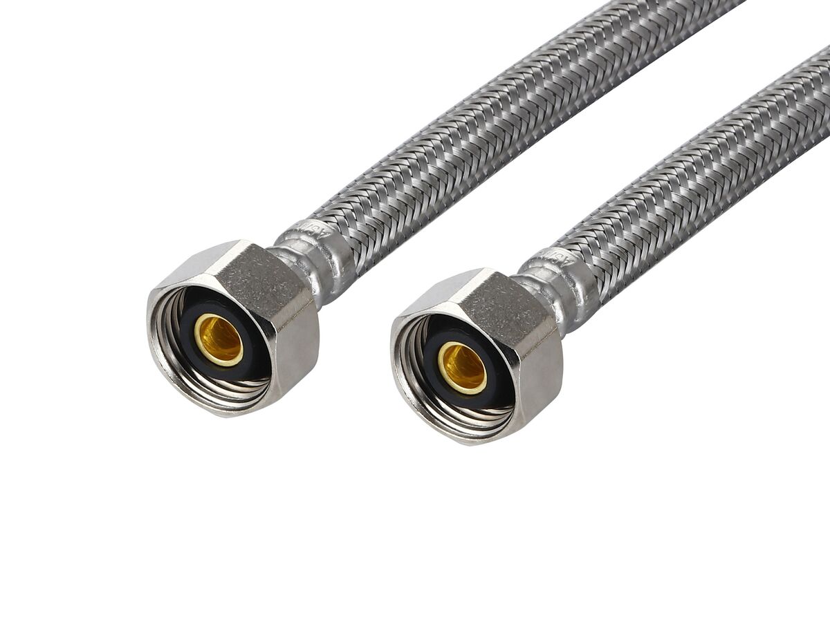Dura Pex Flexible Hose Connector Water Stainless Steel Low-Temp Lead Free
