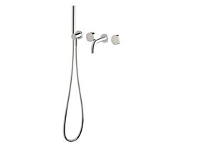 Supporting Image - Sussex Pure Elemental Progressive Bath Mixer System with Handshower 160mm Chrome with Aurora Insert