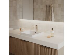Mizu Bloc Basin Brushed Nickel