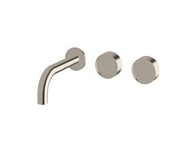 Hero - Sussex Pure Elemental Wall Basin Hostess System 160mm PVD Brushed Nickel (3 Star) Lead Free