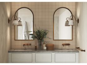 In Situ - Faucet Strommen Vara Fin Discovery Bronze Bathroom Scene 2