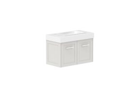 Supporting Image - Kado Lux Ensuite All Door 750mm Wall Hung Centre Basin 90mm Top