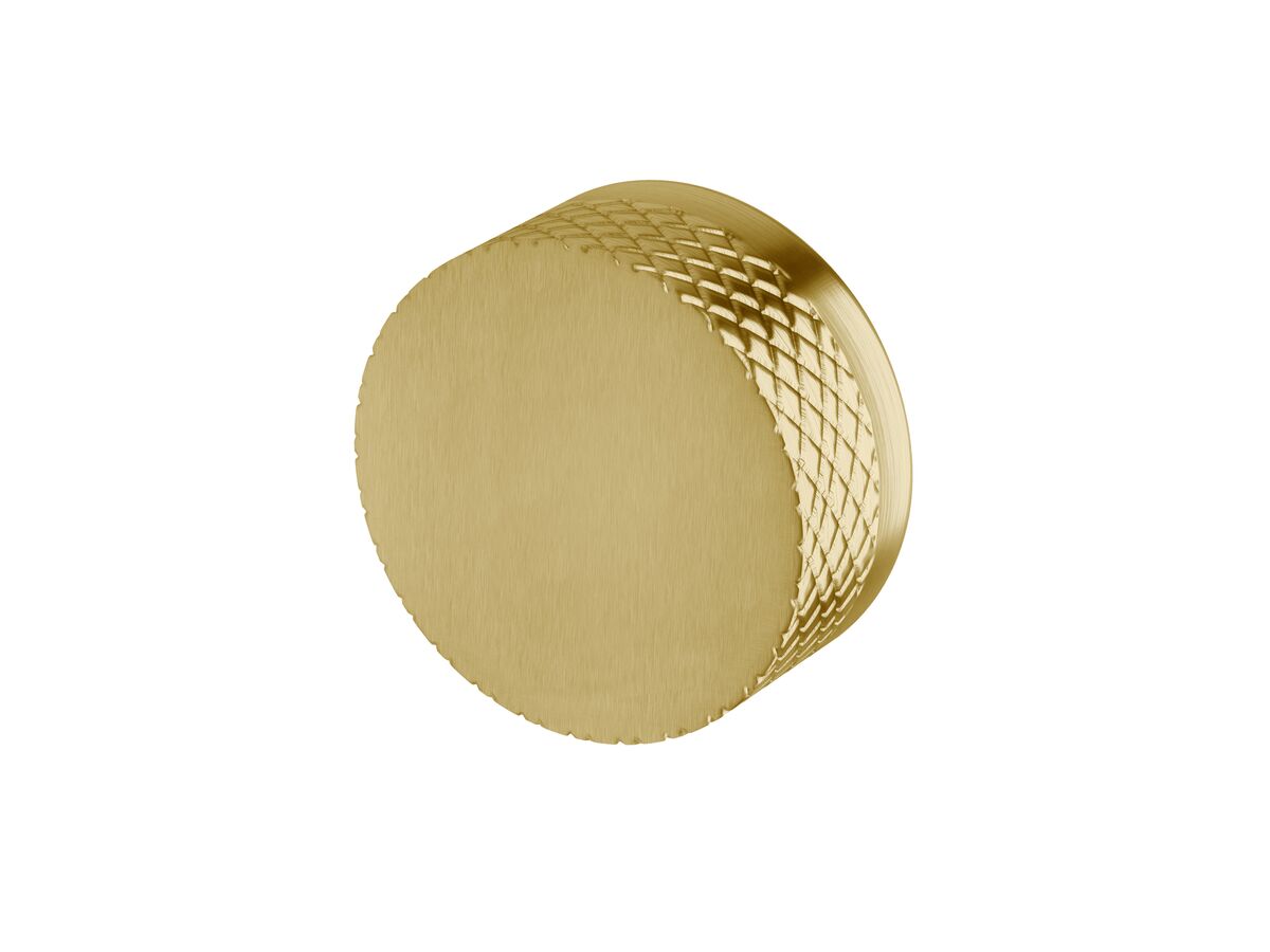 Sussex Pure Progressive Shower/Bath Mixer Tap with Diamond Textured Handle PVD Brushed Gold