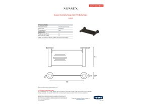 Specification Sheet - Sussex Pure Metal Soap Dish PVD Matte Black