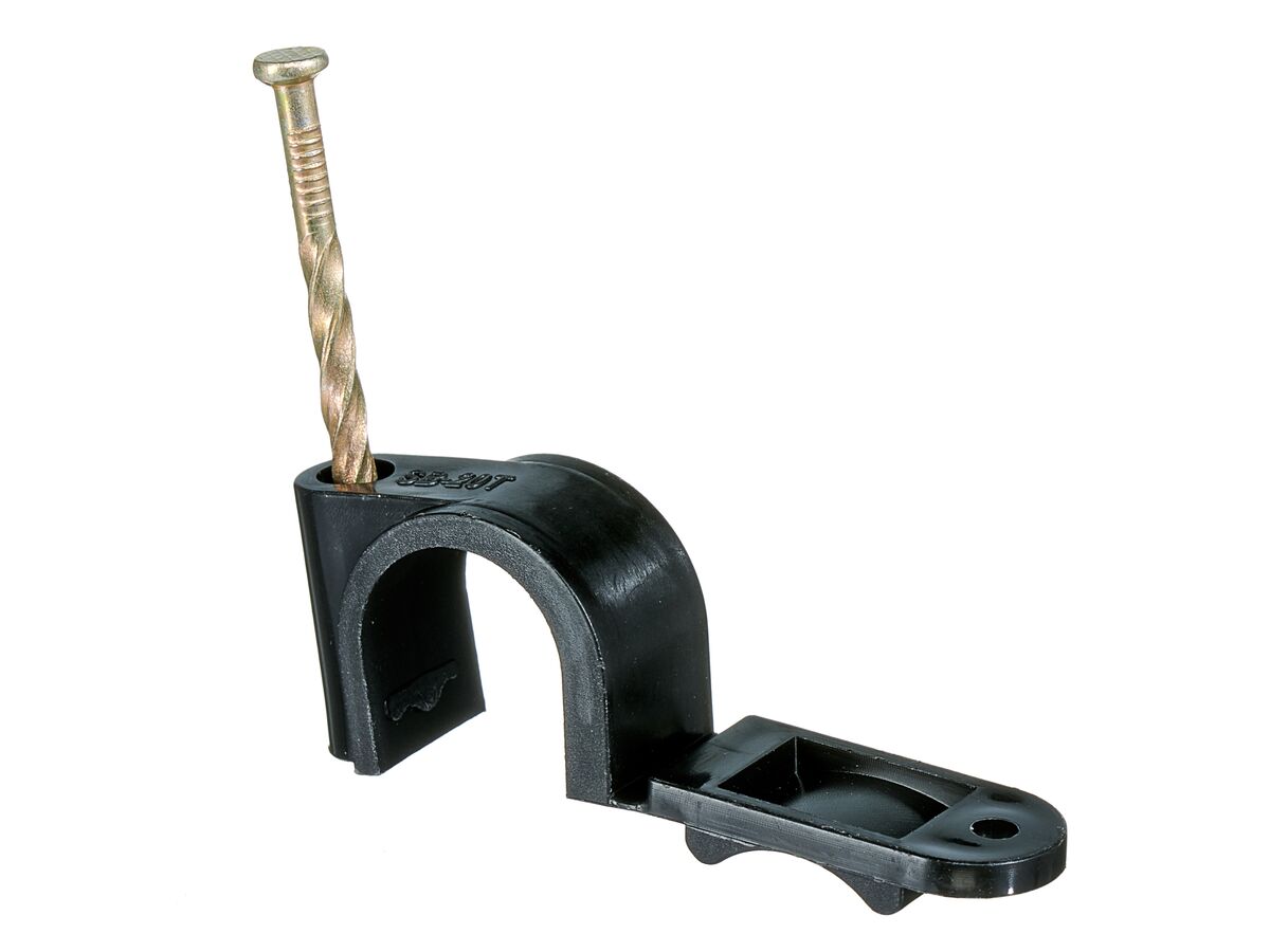 S/BACK PEX CLIP W/TAB 20MM T/NAIL (100)