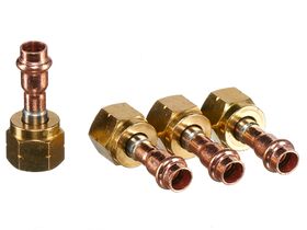 >B< Maxipro Complex Flare Nut Adaptor 3/8" Bag of 4