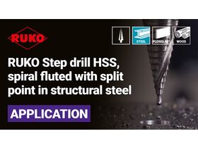 Ruko 3pc Step Drill Set