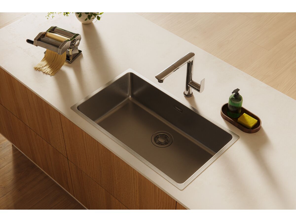 In Situ - Memo Oscar Inset/Undermount Mega Single Bowl Sink 720mm Overflow No Taphole - Inset