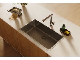 In Situ - Memo Oscar Inset/Undermount Mega Single Bowl Sink 720mm Overflow No Taphole - Inset