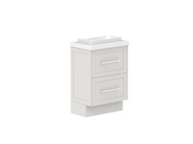 Supporting Image - Kado Lux Ensuite All Drawer Twin 600mm Floor Mount Centre Basin 50mm Top