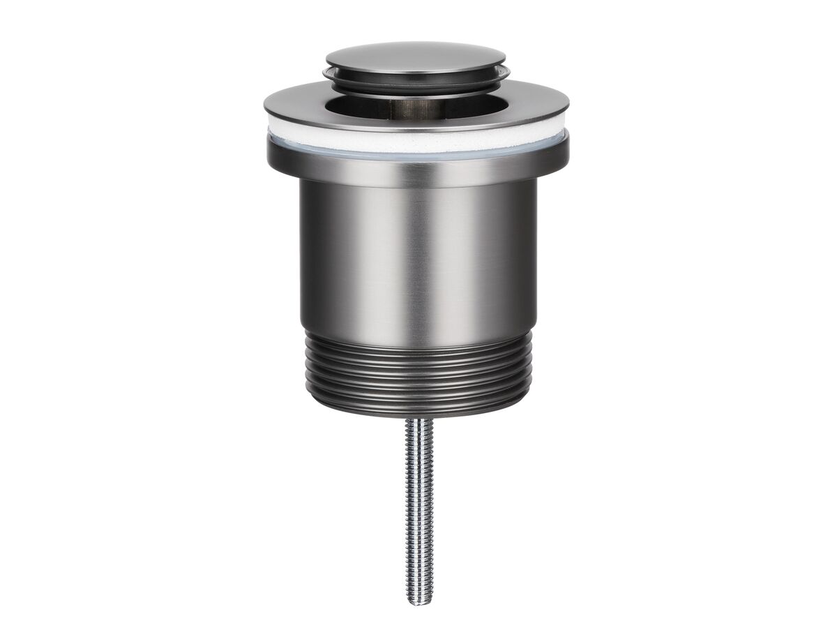 Mizu Drift Universal DN40 Pop Up Plug & Waste Brushed Gunmetal