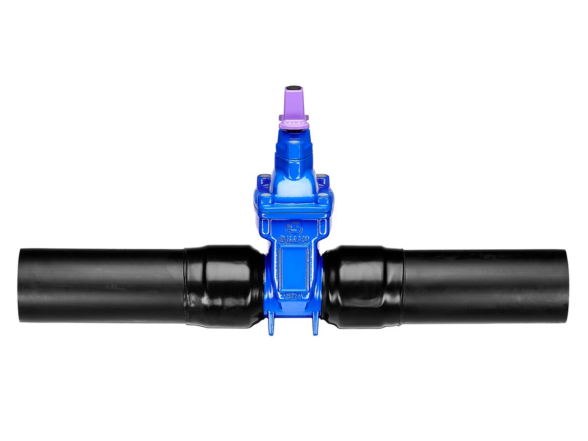 Dimax Resilient Seated Gate Valve PN16 125mm SDR11 HDPE PE Tail 100mm ...