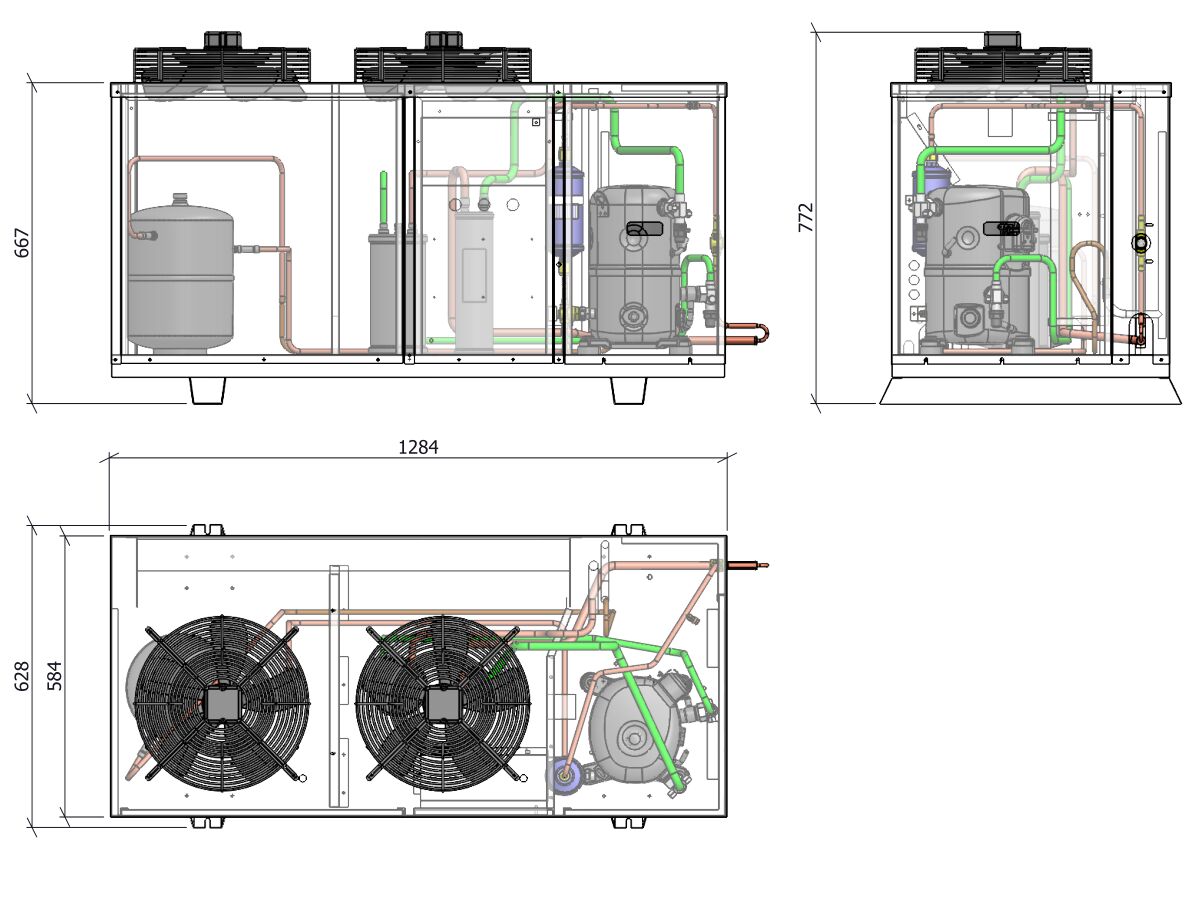 Acpac Packaged Condensing Unit AP3.3L2-0-XG