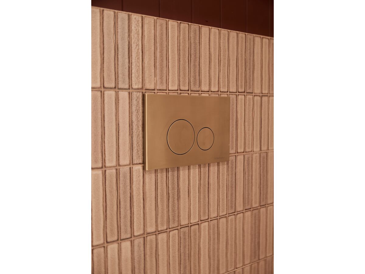 In Situ - Hideaway+ Round Button/Plate Inwall Metal Brushed Brass